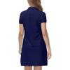 JINSHI Women T Shirt Dress Hiking/Tennis/Golf/Leisure Comfortable and Soft Athletic Dress for Women(Blue 01)