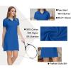 JINSHI Women T Shirt Dress Hiking/Tennis/Golf/Leisure Comfortable and Soft Athletic Dress for Women(Lake Blue)