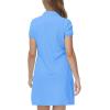 JINSHI Women T Shirt Dress Hiking/Tennis/Golf/Leisure Comfortable and Soft Athletic Dress for Women(Sky Blue)