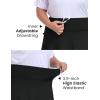 MoFiz Plus Size 20″ Knee Length Skorts Skirts for Women Golf Tennis Skort High Waisted Athletic Skirt for Summer Casual(Black)