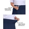 MoFiz Plus Size 20″ Knee Length Skorts Skirts for Women Golf Tennis Skort High Waisted Athletic Skirt for Summer Casual(Navy Blue)