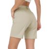 MoFiz Womens 7″ Hiking Cargo Shorts for Women Athletic Golf Shorts Summer Casual Travel Outdoor Quick Dry with Pockets