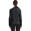 MoFiz Women’s Full Zip Hiking Shirt Lightweight UPF 50+ Sun Protection Running Jacket Long Sleeve Sports Outdoor Top Pocket(Black Grey)