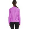 MoFiz Women’s Full Zip Hiking Shirt Lightweight UPF 50+ Sun Protection Running Jacket Long Sleeve Sports Outdoor Top Pocket(Purple)