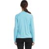 MoFiz Women’s Full Zip Hiking Shirt Lightweight UPF 50+ Sun Protection Running Jacket Long Sleeve Sports Outdoor Top Pocket(Sky Blue)