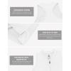 MoFiz Women’s Golf Tennis Polo Shirt Sleeveless 1/4 Zip Collarless Racerback Pickleball Tank Tops Quick Dry Athletic T-Shirt(White)
