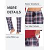 MoFiz Women’s Pajamas Sets Long Sleeve Soft Sleepwear 2 Piece Pjs Lightweight Lounge Set(Plaid 57)
