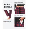 MoFiz Women’s Pajamas Sets Long Sleeve Soft Sleepwear 2 Piece Pjs Lightweight Lounge Set(Plaid 58)