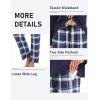 MoFiz Women’s Pajamas Sets Long Sleeve Soft Sleepwear 2 Piece Pjs Lightweight Lounge Set(Plaid 59)