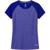 MoFiz Women’s Short Sleeve UPF 50+ Sun Protection Sports T-Shirt Quick Dry Running Workout Athletic Tee Top(Medium Blue)