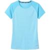 MoFiz Women’s Short Sleeve UPF 50+ Sun Protection Sports T-Shirt Quick Dry Running Workout Athletic Tee Top(Sky Blue)