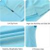 Women’s Sleeveless Tennis Shirt Golf Shirts for Women Quick Dry Pickleball Shirts UPF 50+ Sportswear T-Shirts with Zipper(Sky Blue)