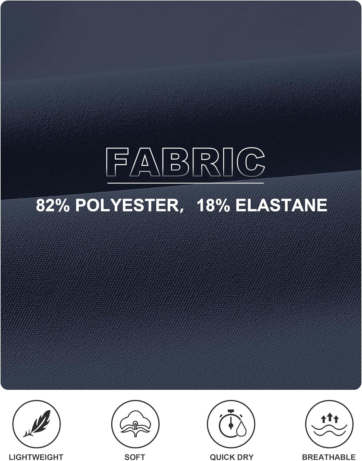 imageMoFiz Womens Long Hiking Cargo Shorts 15quot Knee Length Lightweight Quick Dry Bermuda Shorts for Women with Pockets Navy XL