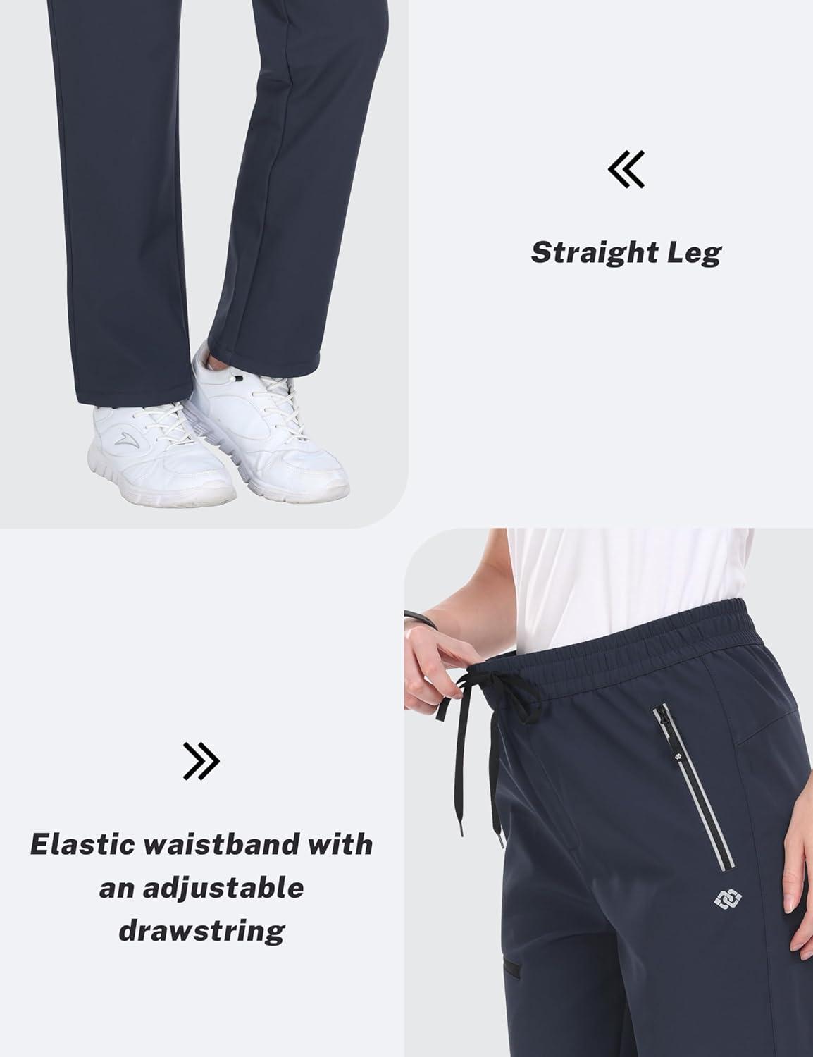 imageMoFiz Womens Waterproof Insulated Snow Pants Fleece Lined Winter Ski Hiking Pants Warm Outdoor Softshell with Elastic WaistDark Grey