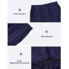 JINSHI Pajama Pants Men Soft Pajama Bottoms Mens with Pockets Elastic Drawstring Waistband Mens Pj Pants Black/Navy Blue Medium
