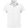 MoFiz Boys Short Sleeve Button Down Shirts Collared Beach Shirt(White)