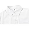 MoFiz Boys Short Sleeve Button Down Shirts Collared Beach Shirt(White)