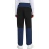 MoFiz Kids Fleece Lined Hiking Snow Ski Pants Boys Waterproof Winter Warm Outdoor Pants with Zippered Pocket(Navy Blue)