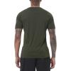 MoFiz Men’s Short Sleeve Rash Guard, UPF50+ UV Sun Protection Tee Quick Dry Swimming Shirts Army Green XL