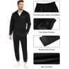 MoFiz Men’s Tracksuits Set Full Zip Running Sweatsuit For Men Long Sleeve Causal 2 Piece Outfits Jogging Suits