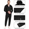 MoFiz Men’s Tracksuits Set Full Zip Running Sweatsuit For Men Long Sleeve Causal 2 Piece Outfits Jogging Suits