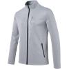 MoFiz Men’s Tracksuits Set Long Sleeve Causal Full Zip Running Sports Sweatsuit For Men 2 Piece Outfits(B-grey)