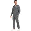 MoFiz Men’s Tracksuits Set Long Sleeve Causal Full Zip Running Sports Sweatsuit For Men 2 Piece Outfits(Dark Grey Set)