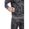 MoFiz Men’s Tracksuits Set Long Sleeve Causal Full Zip Running Sports Sweatsuit For Men 2 Piece Outfits(D-camo-grey-set)