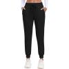 MoFiz Womens Fleece Lined Joggers Hiking Pants High Waisted Thermal Outdoor Sweatpants for Women with Zipper Pockets