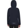 MoFiz Women’s Fleece Lined Softshell Jacket Hooded Windproof Lightweight Insulated Jacket Full Zip Warm Coat(Navy)