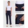 MoFiz Women’s Hiking Pants Lightweight Outdoor Quick Dry Travel Joggers Water Resistant Athletic Pants Zipper Pockets(A02-navy Blue)
