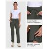 MoFiz Women’s Hiking Pants Lightweight Outdoor Quick Dry Travel Joggers Water Resistant Athletic Pants Zipper Pockets(A04-army Green)