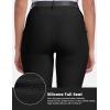 MoFiz Women’s Horse Riding Pants Full Seat Silicon Knee-Patch Equestrian Breeches Horseback Schooling Tights Zipper Pockets(Black)
