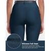 MoFiz Women’s Horse Riding Pants Full Seat Silicon Knee-Patch Equestrian Breeches Horseback Schooling Tights Zipper Pockets(Peacock Blue)