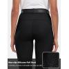 MoFiz Women’s Silicone Full Seat Horse Riding Pants Zipper Pockets Equestrian Breeches Riding Tights(Black)