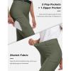 MoFiz Women’s Silicone Full Seat Horse Riding Pants Zipper Pockets Equestrian Breeches Riding Tights(Grayish Green)