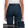 MoFiz Women’s Silicone Full Seat Horse Riding Pants Zipper Pockets Equestrian Breeches Riding Tights(Navy Blue)