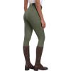 MoFiz Women’s Silicone Full Seat Horse Riding Pants Zipper Pockets Equestrian Breeches Riding Tights(Grayish Green)