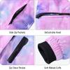 MoFiz Girls Ski Jacket Warm Winter Jacket Windproof Fleece Winter Coat Snow Jackets with Zipper Pockets(Z-star Purple)