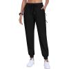 MoFiz Women’s Cargo Pants with Pockets Lightweight Quick Dry Outdoor Travel Hiking Pants Running Joggers Sweatpants