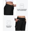 MoFiz Women’s Cargo Pants with Pockets Lightweight Quick Dry Outdoor Travel Hiking Pants Running Joggers Sweatpants