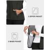 MoFiz Women’s Fleece Lined Softshell Vest Windproof Lightweight Insulated Sleeveless Jacket Full Zip Running Vest(Army Green)