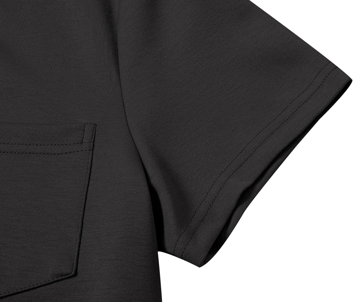 image:imageMoFiz Boys Short Set 2 Piece Crewneck TShirt and Short Outfits Summer Casual Sets for KidsBlack