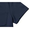 MoFiz Boy’s Short Set 2 Piece Crewneck T-Shirt and Short Outfits Summer Casual Sets for Kids(Navy Blue)