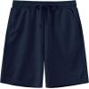 MoFiz Boy’s Short Set 2 Piece Crewneck T-Shirt and Short Outfits Summer Casual Sets for Kids(Navy Blue)