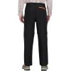 MoFiz Men’s Hiking Pants Water Resistant Quick-Dry Lightweight Outdoor Sweatpants Convertible Zip Off Shorts 5-Zip Pockets(B-black)