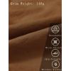 MoFiz Women’s Lightweight Hiking Cargo Pants Outdoor Quick Dry Casual Travel Sweatpants Joggers Elastic Waist Button Pockets(A09-earthy Yellow)