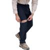 MoFiz Men’s Hiking Pants Water Resistant Quick-Dry Lightweight Outdoor Sweatpants Convertible Zip Off Shorts 5-Zip Pockets(Navy)