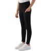 MoFiz Girls Horse Riding Pants Summer Full Seat Silicone Kids Equestrian Breeches Youth Schooling Tights Zipper Pockets(A02-black)