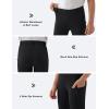 MoFiz Girls Horse Riding Pants Summer Full Seat Silicone Kids Equestrian Breeches Youth Schooling Tights Zipper Pockets(A02-black)